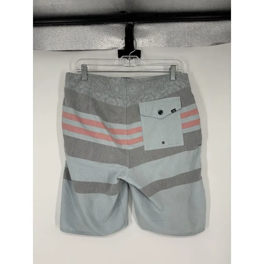 Lost Enterprises Board Shorts Size 32 Striped 9